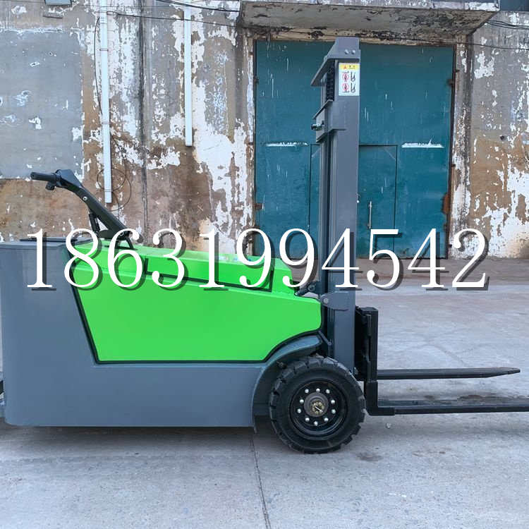 张家口市小型电动叉车1吨2吨步行站驾式电瓶堆高充电装卸车液压升降车铲车
